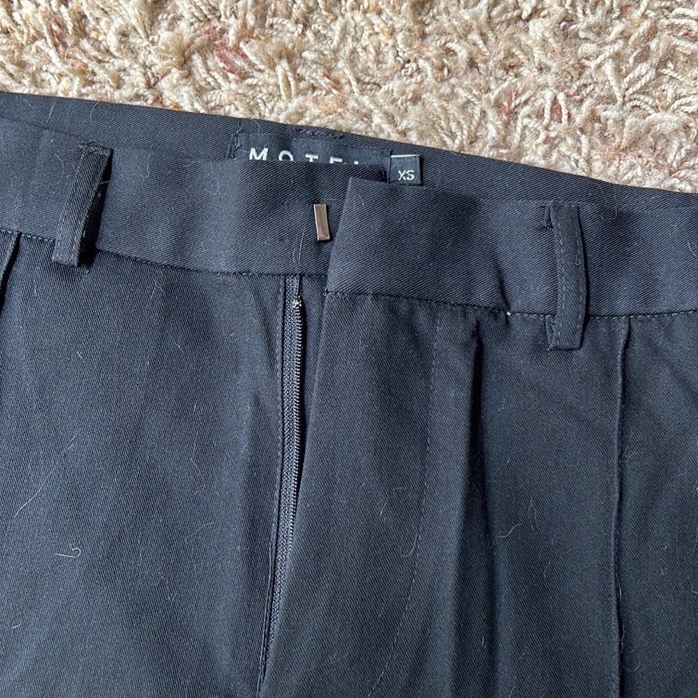 Motel Rocks black trouser pants - Picture 2 of 3